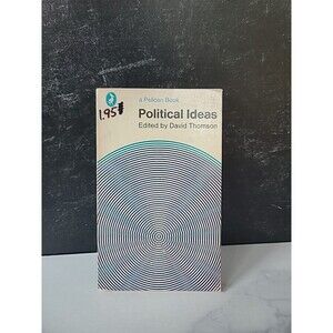 Political Ideas Edited By David Thomson Paperback